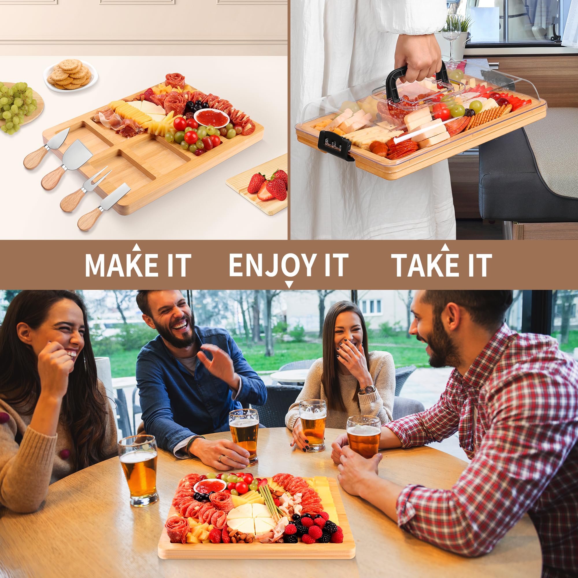 CAWIU four cheese tools enhance entertaining with precise slicing and plating.