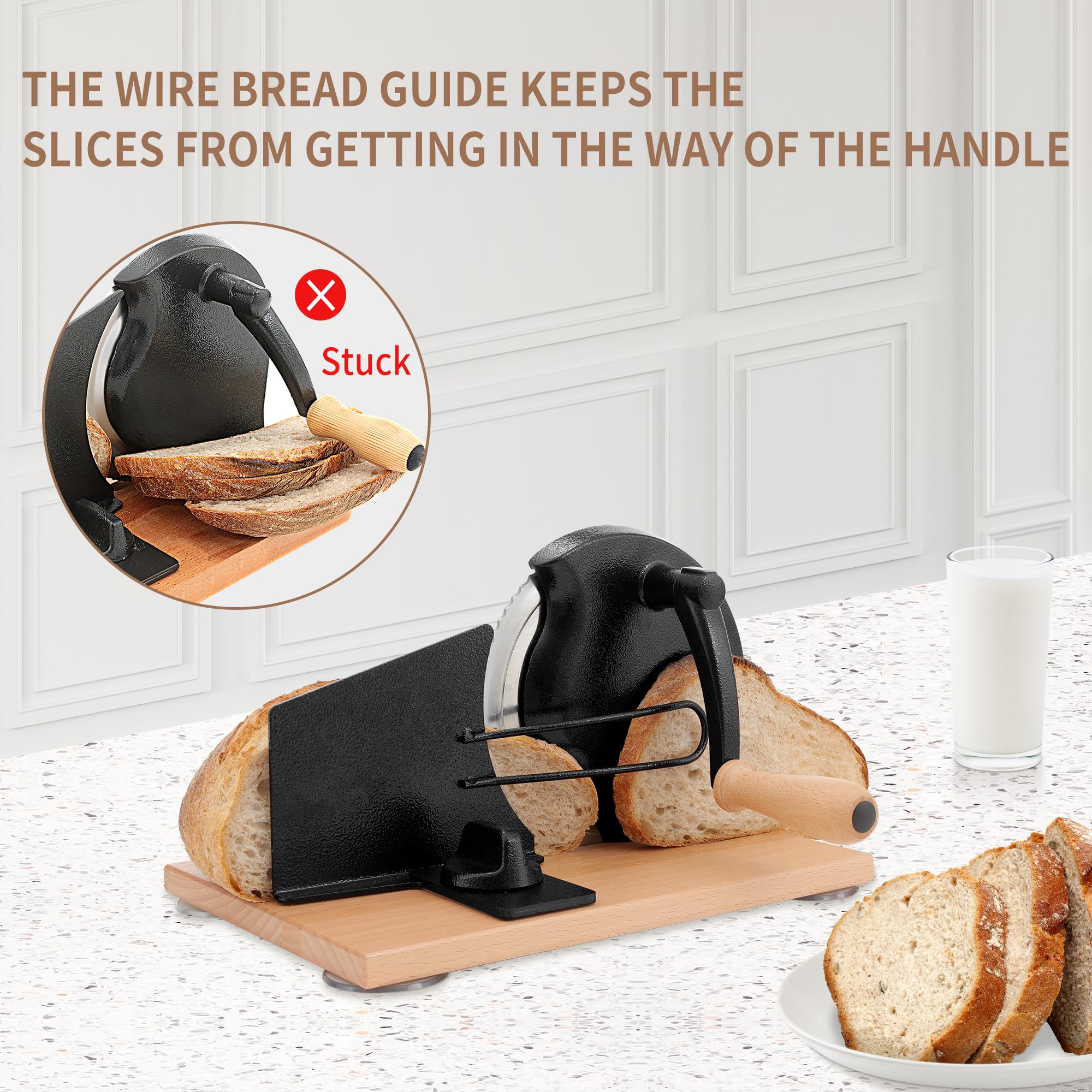 CAWIU bread guide wire keeping slices neat and intact