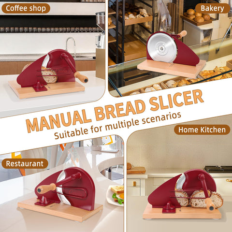 CAWIU slicer red scale line aids adjustable thickness.