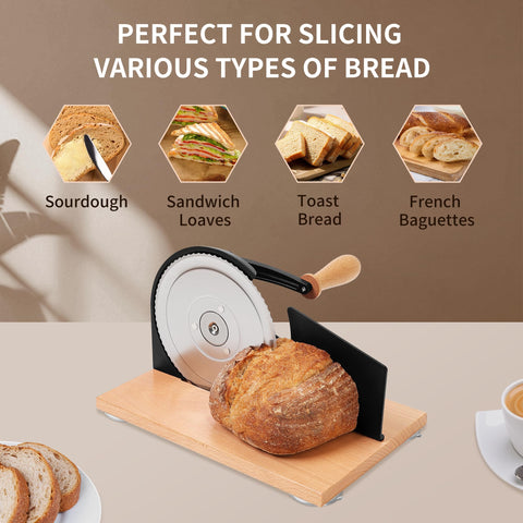 CAWIU bread slicer protective cover keeps hands safe