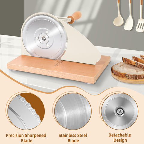 CAWIU bread slicer stable base with four suction cups on counter