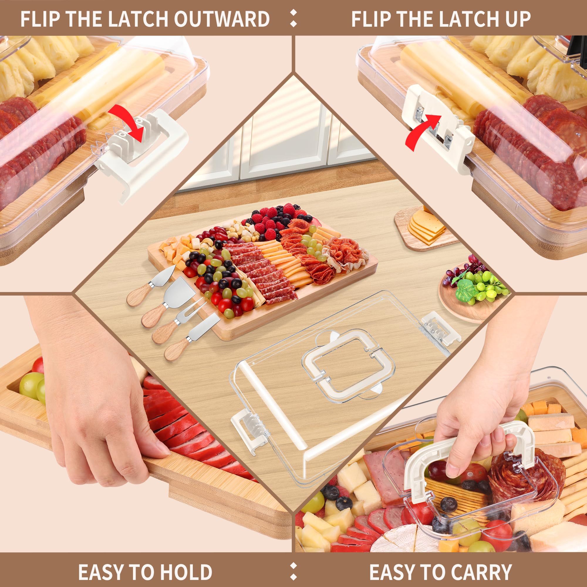 CAWIU travel-design board close-up showing lid and compartments