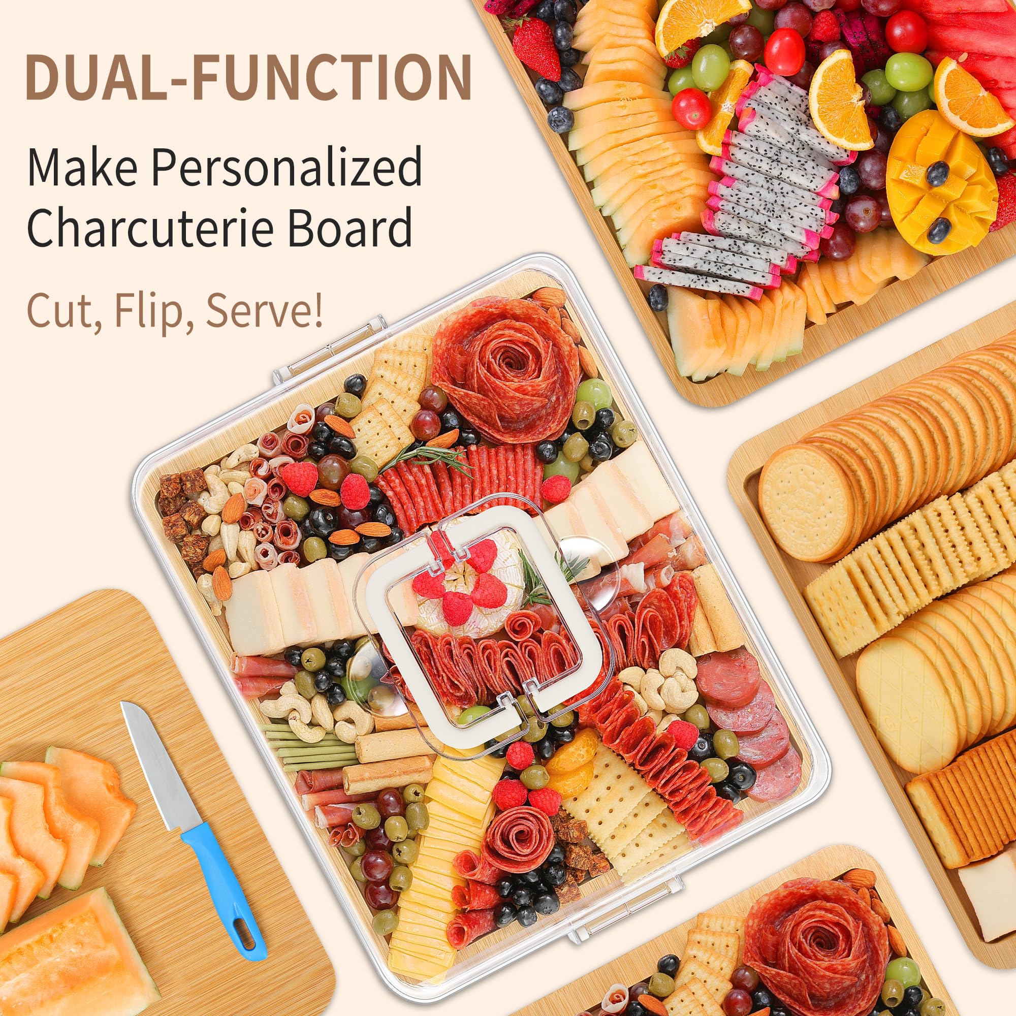 CAWIU compartments option for organized food separation at gatherings