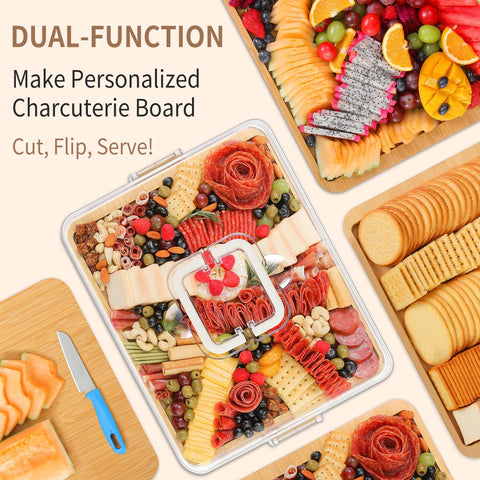 CAWIU compartments option for organized food separation at gatherings