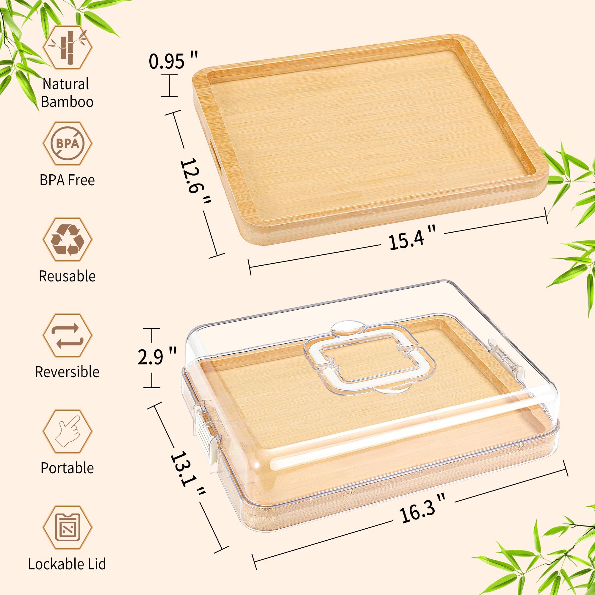 CAWIU dual-function board for cutting and serving charcuterie