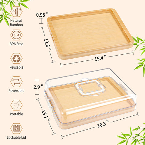 CAWIU dual-function board for cutting and serving charcuterie