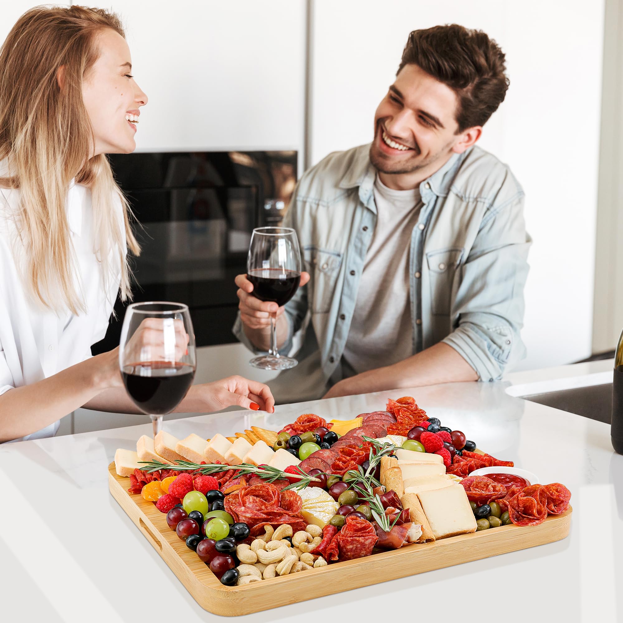 CAWIU gift-ready travel charcuterie board perfect for weddings or housewarmings.