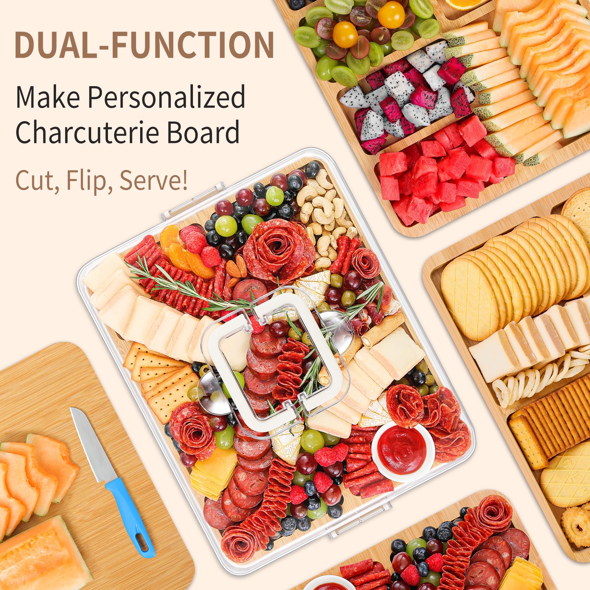 CAWIU 15x12 inch board in white suits sleek gatherings.