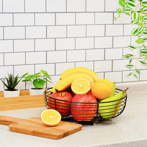 CAXXA basket keeps snacks visible and accessible for everyday kitchen routines.