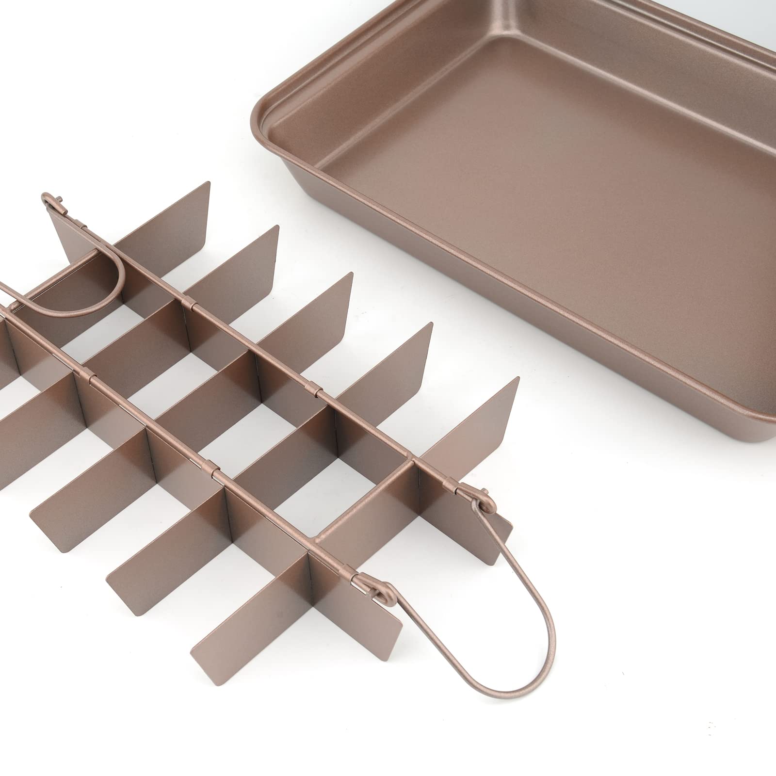 Cayanmydery brownie pan easy release of baked goods