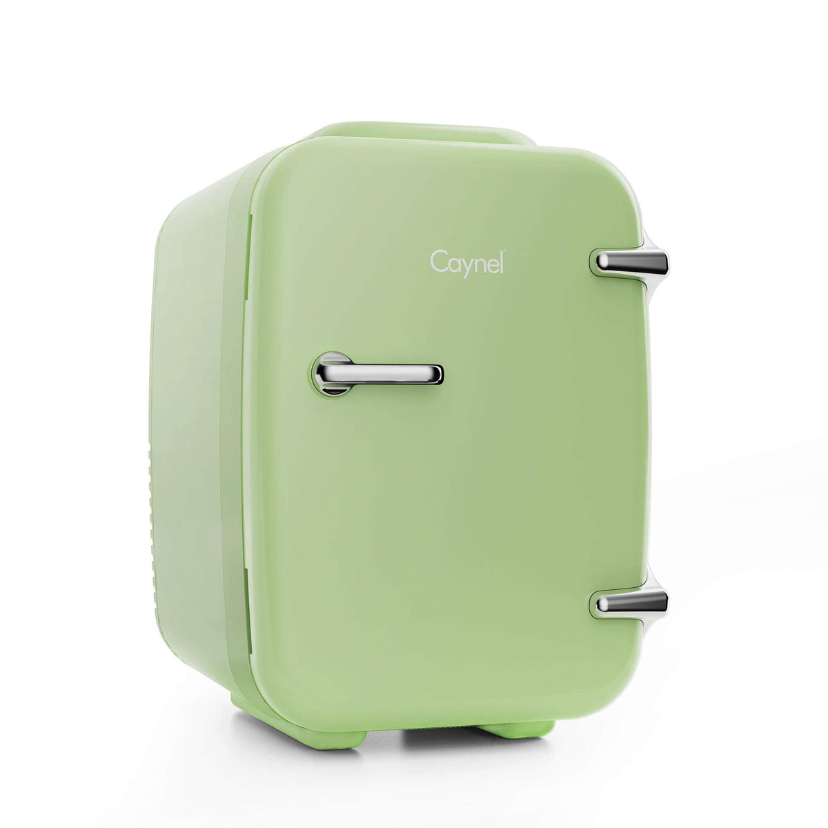 CAYNEL mini fridge compact design for on-the-go skincare storage.