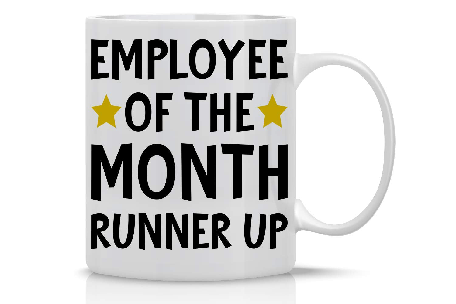 CBTwear Employee Month Runner Up mug front view for daily office coffee.