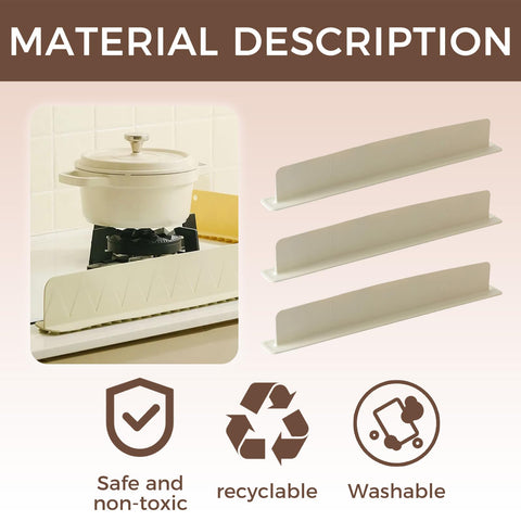 Dishwasher-safe splash guard easy to clean after use.