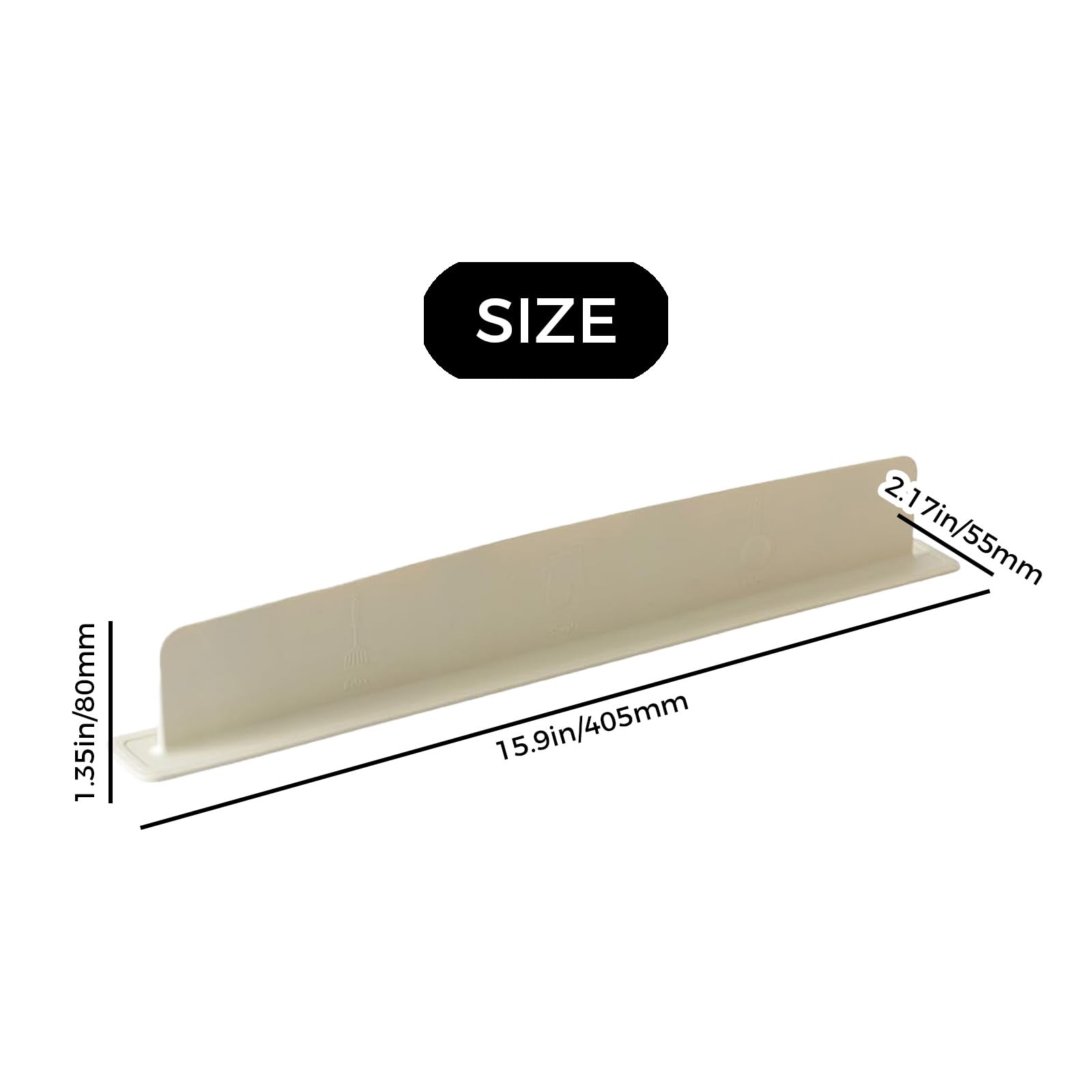 Easy, tool-free installation helps keep clothes dry during dishwashing.