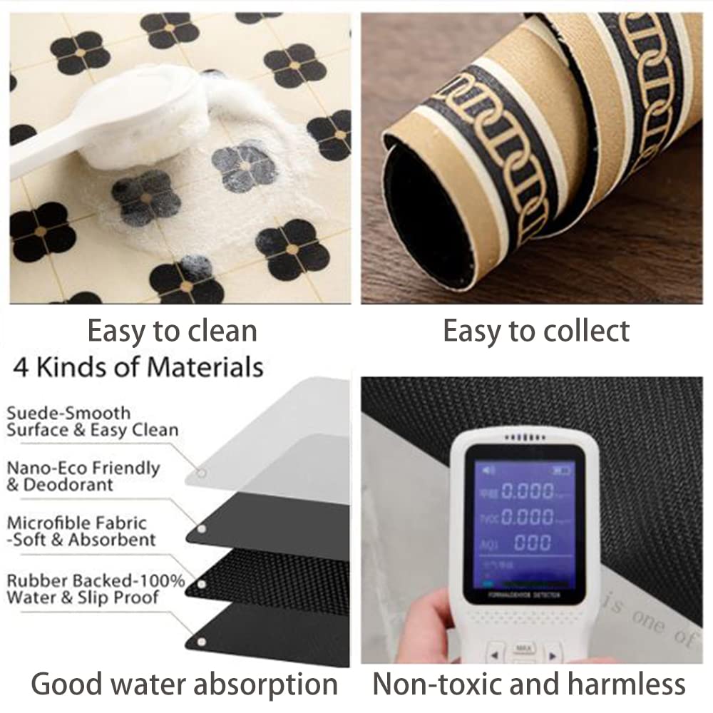 Cciphy coffee-bar accessory mat complements decor while protecting countertops.
