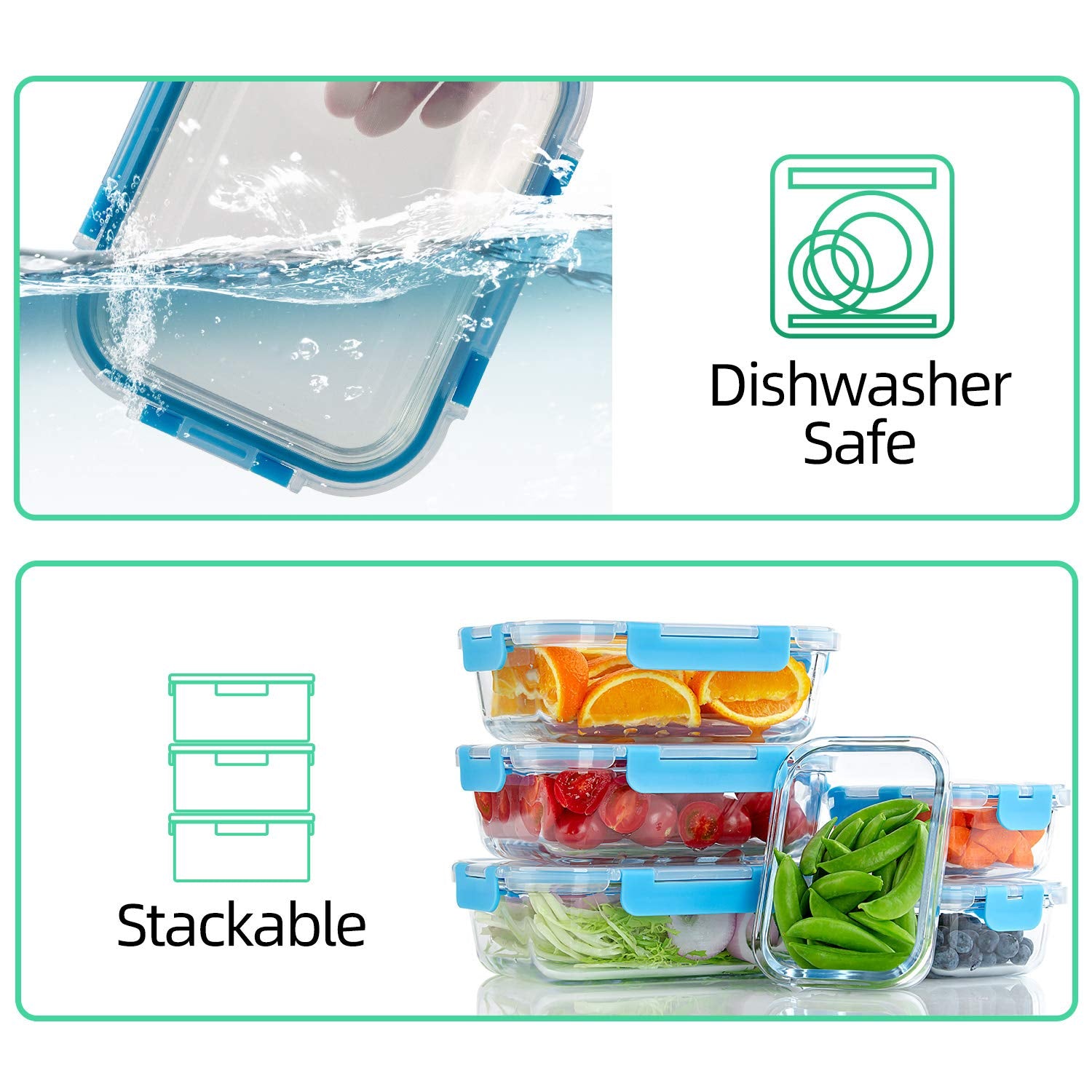 C CREST airtight leak proof lids prevent spills during transport