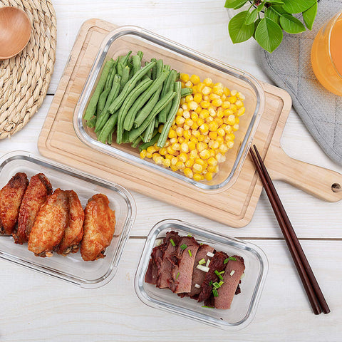 C CREST travel-ready glass containers for on-the-go meals