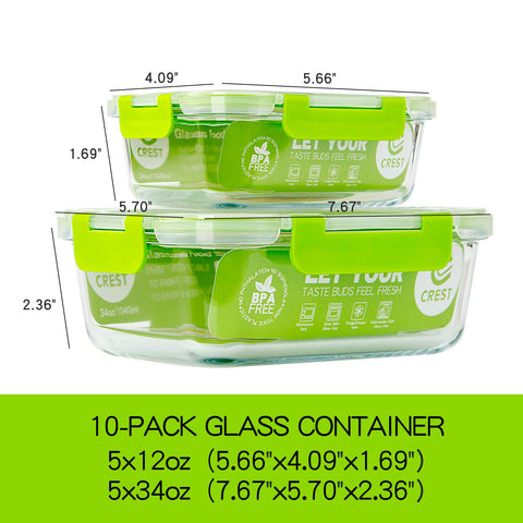 C CREST lids provide airtight, leakproof sealing for on-the-go meals