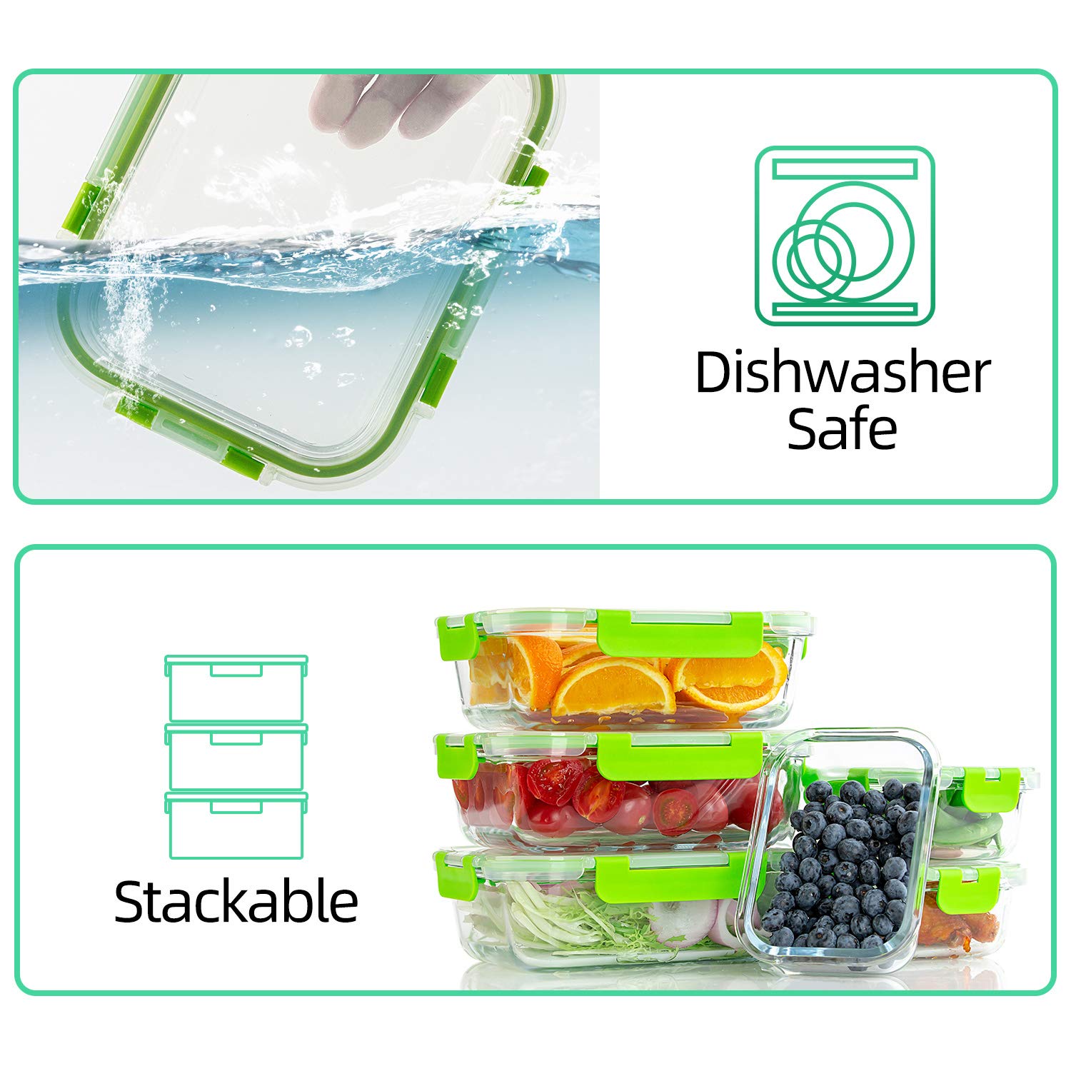 C CREST containers are microwave-safe for quick reheats (lids not to be microwaved)