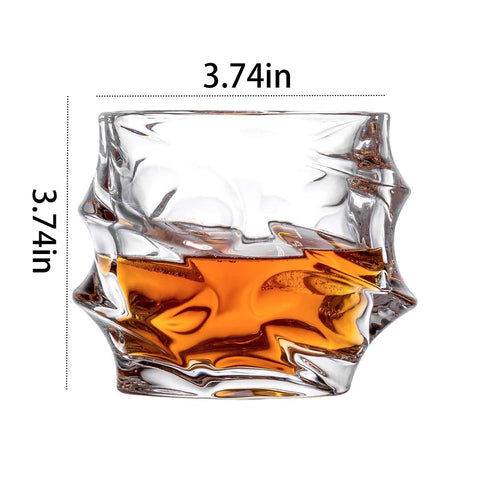ccsxqy high-ball glasses in lead-free crystal showing exceptional clarity.