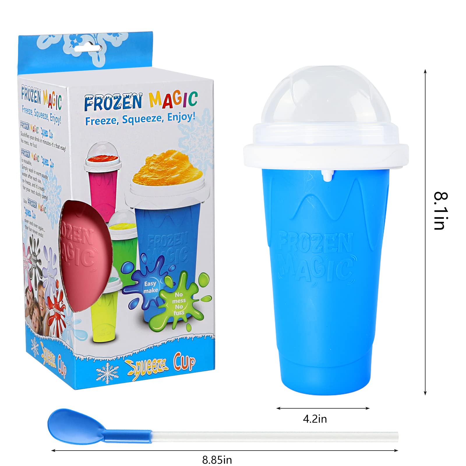 Cdbz Slushy Cup shows the freezer layer for quick pre-chill of drinks.