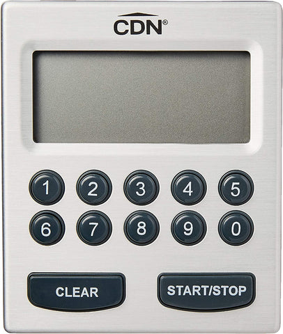 CDN Direct Entry 2-Alarm Timer battery included for immediate use