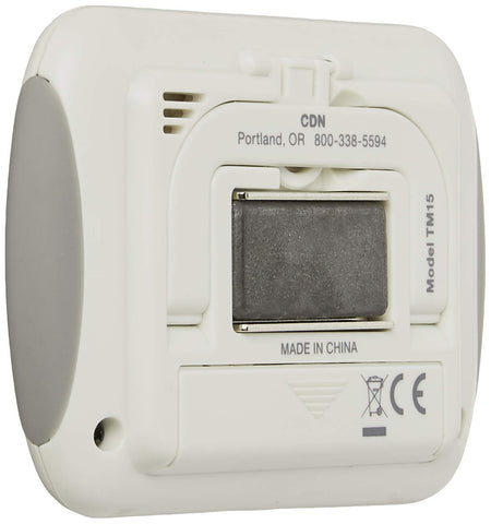 CDN timer stand sits on the counter for easy viewing