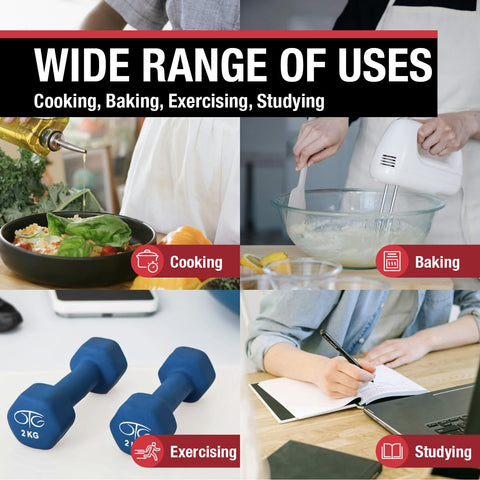 CDN TM8 count-up mode after alarm shows elapsed time.