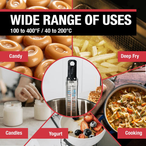 CDN TCG400 candy-stage indicators guide sugar stages