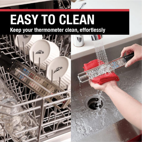 CDN TCG400 plastic handle stays cool to touch during use