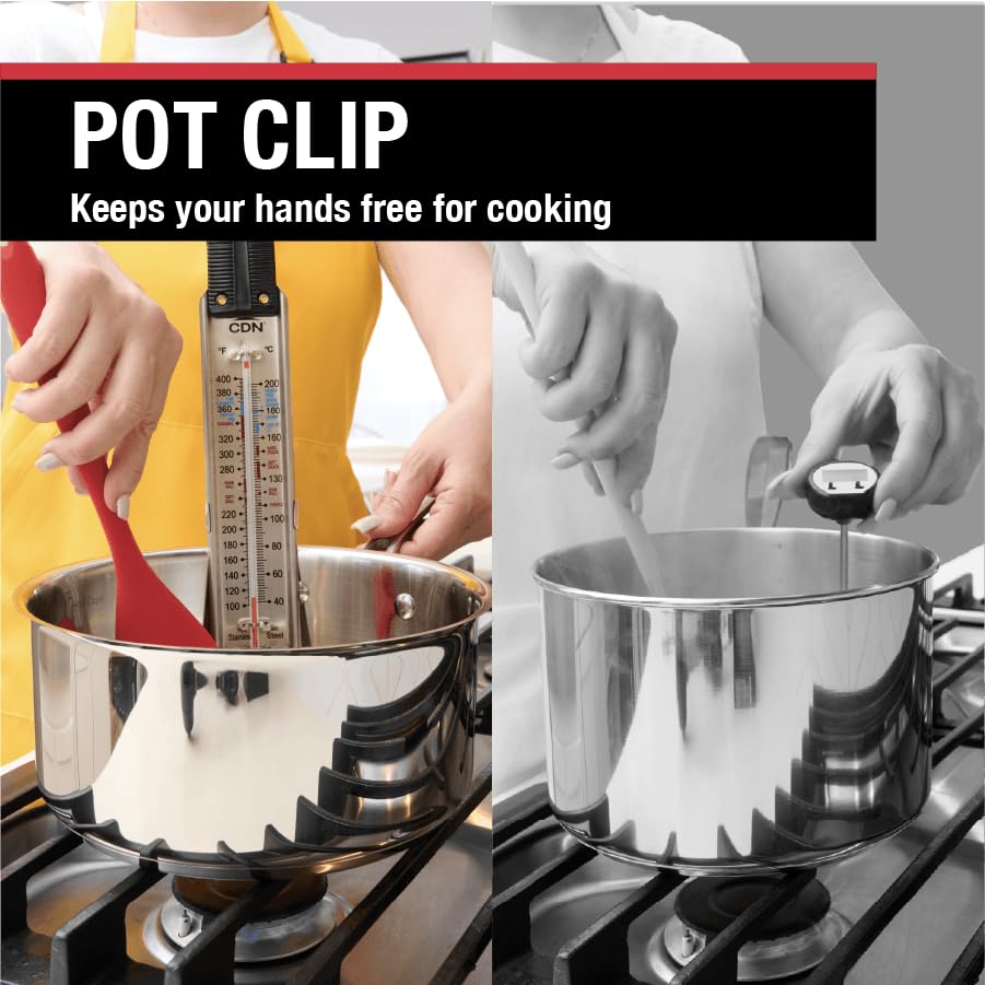 CDN TCG400 Fahrenheit and Celsius scale for versatile heating