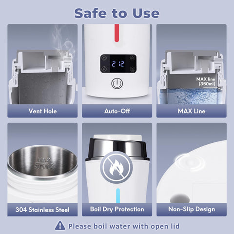 Ceaplot features 304 stainless steel inner pot for durability.