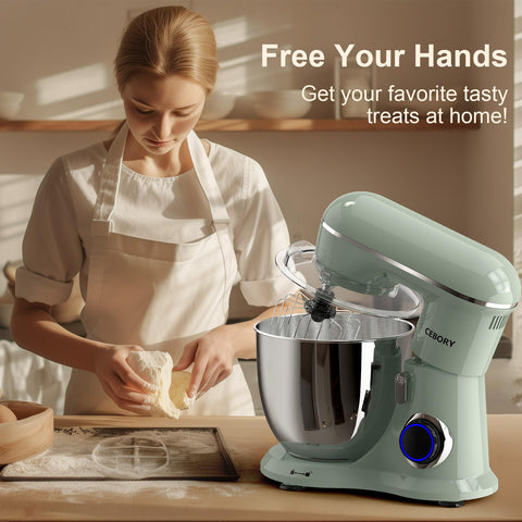 CEBORY stand mixer on counter ready for daily baking.