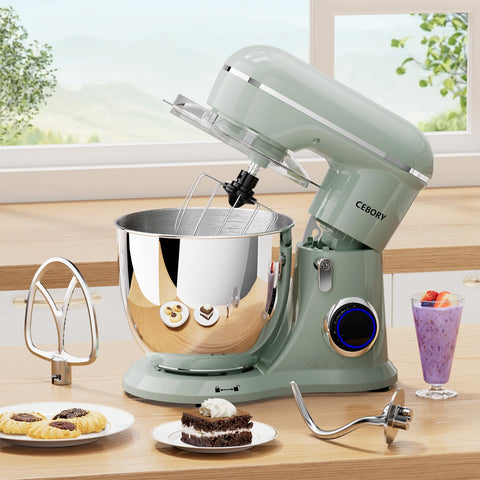CEBORY tilt-head design enables easy accessory changes.