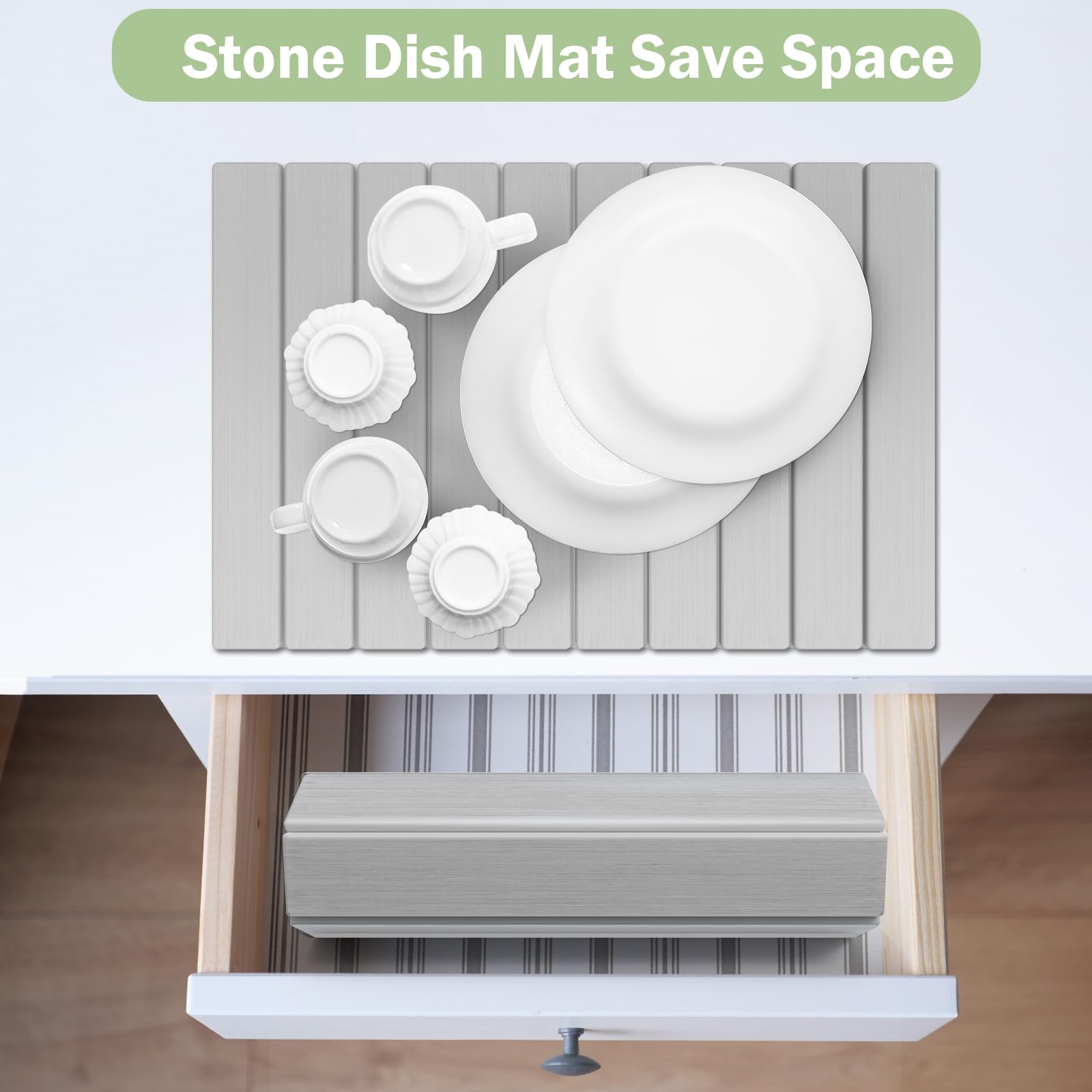 Cecnamt multifunction mat used for plants and fruit on counter
