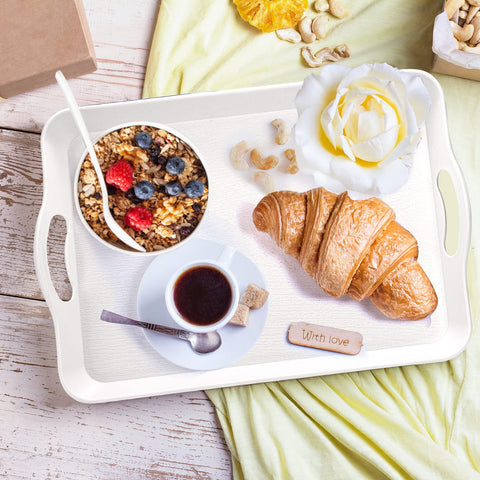 Cedilis trays ideal for outdoor patio or poolside use.