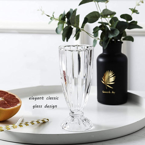 Cedilis crystal-clear heavy glass 12oz with classic elegance