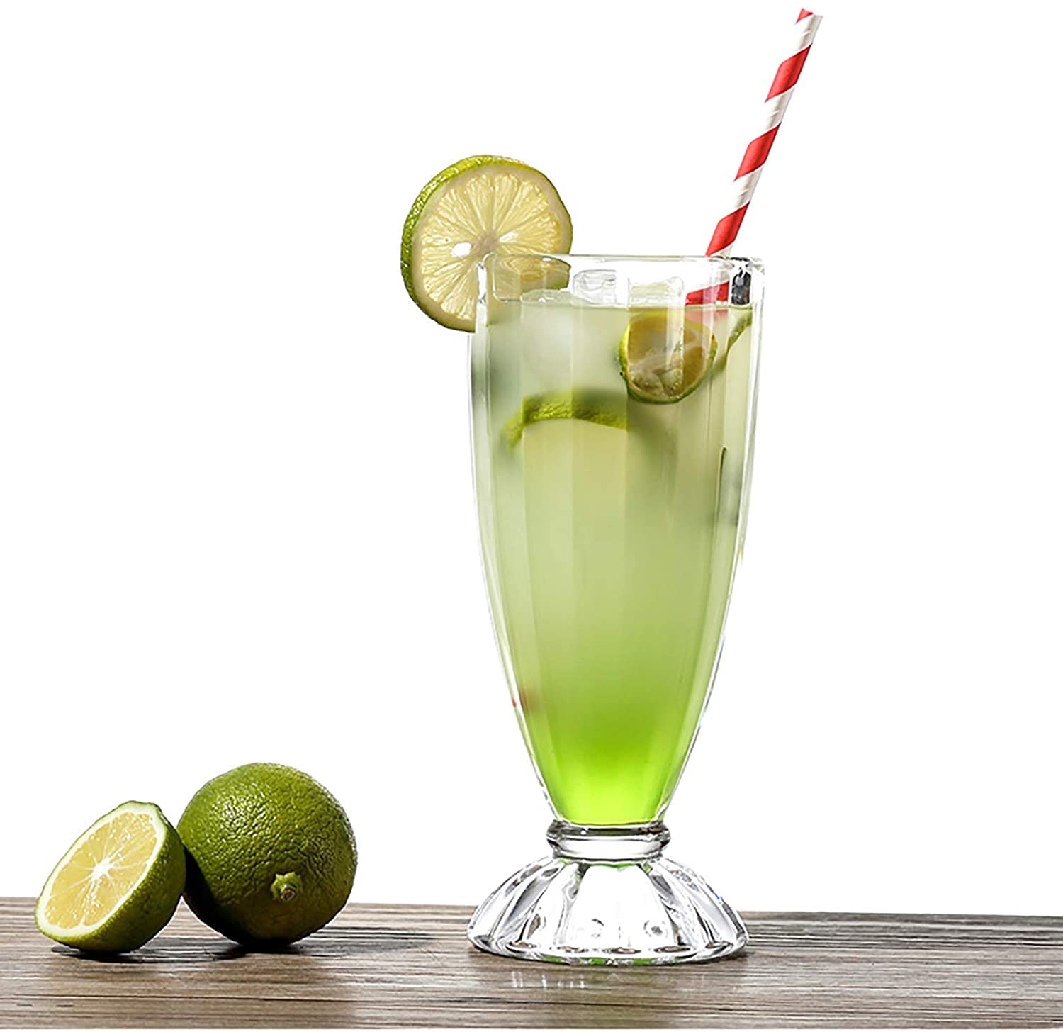 Cedilis dishwasher-safe milkshake glasses simplify cleanup after entertaining