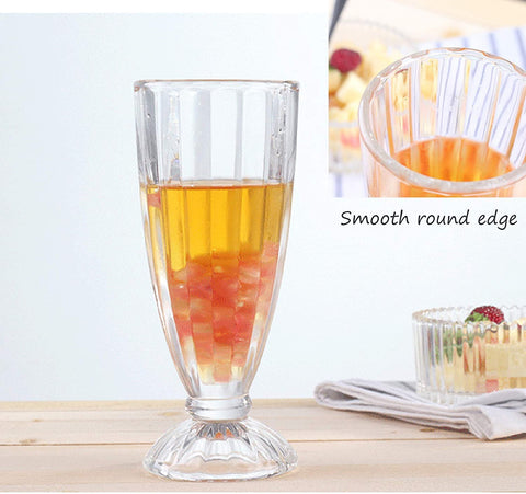 Cedilis footed vintage design glasses highlight stable retro style