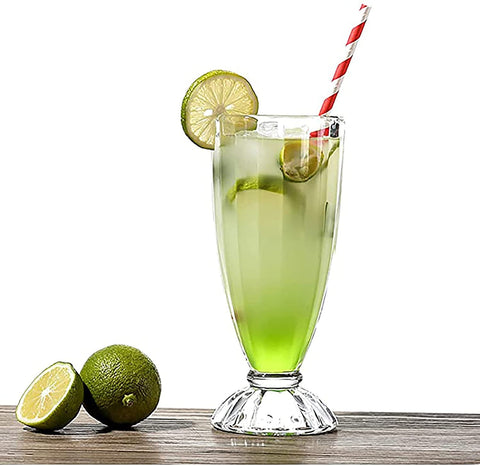 Cedilis smoothie dessert glasses collection for colorful layered drinks