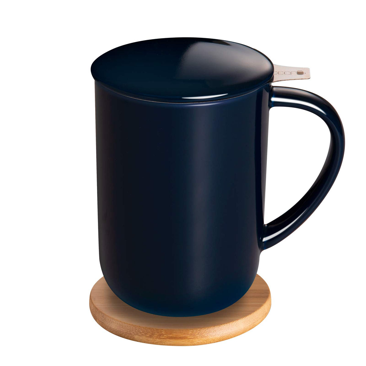 CEEFU porcelain tea mug infuser lid for rich, fragrant brews.