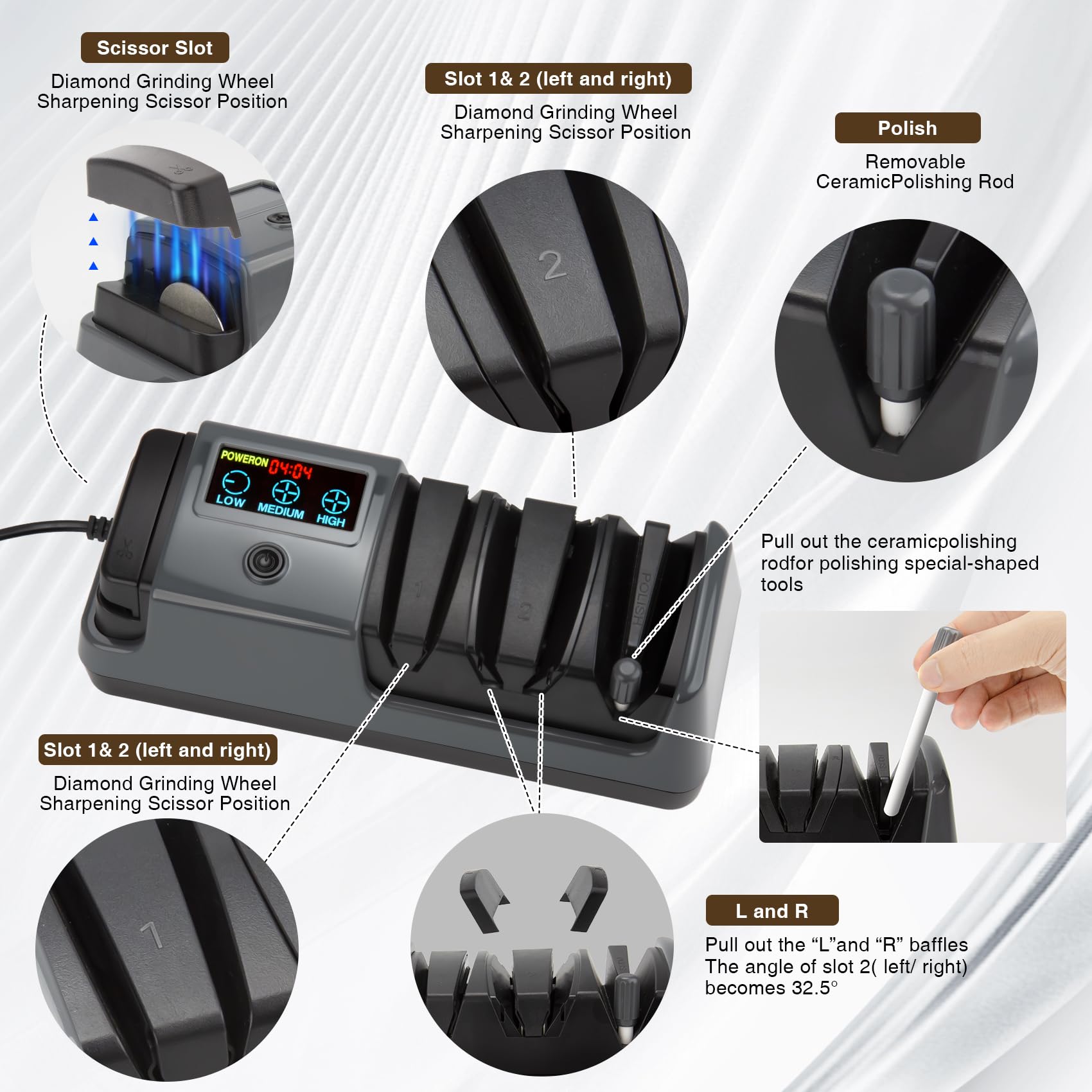 Ceelpeopar bottom swarf plate catches chips for easy cleaning