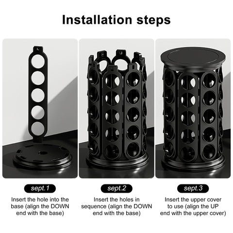 CEHNCEH K-Cup Holder stores up to 40 capsules neatly on the counter