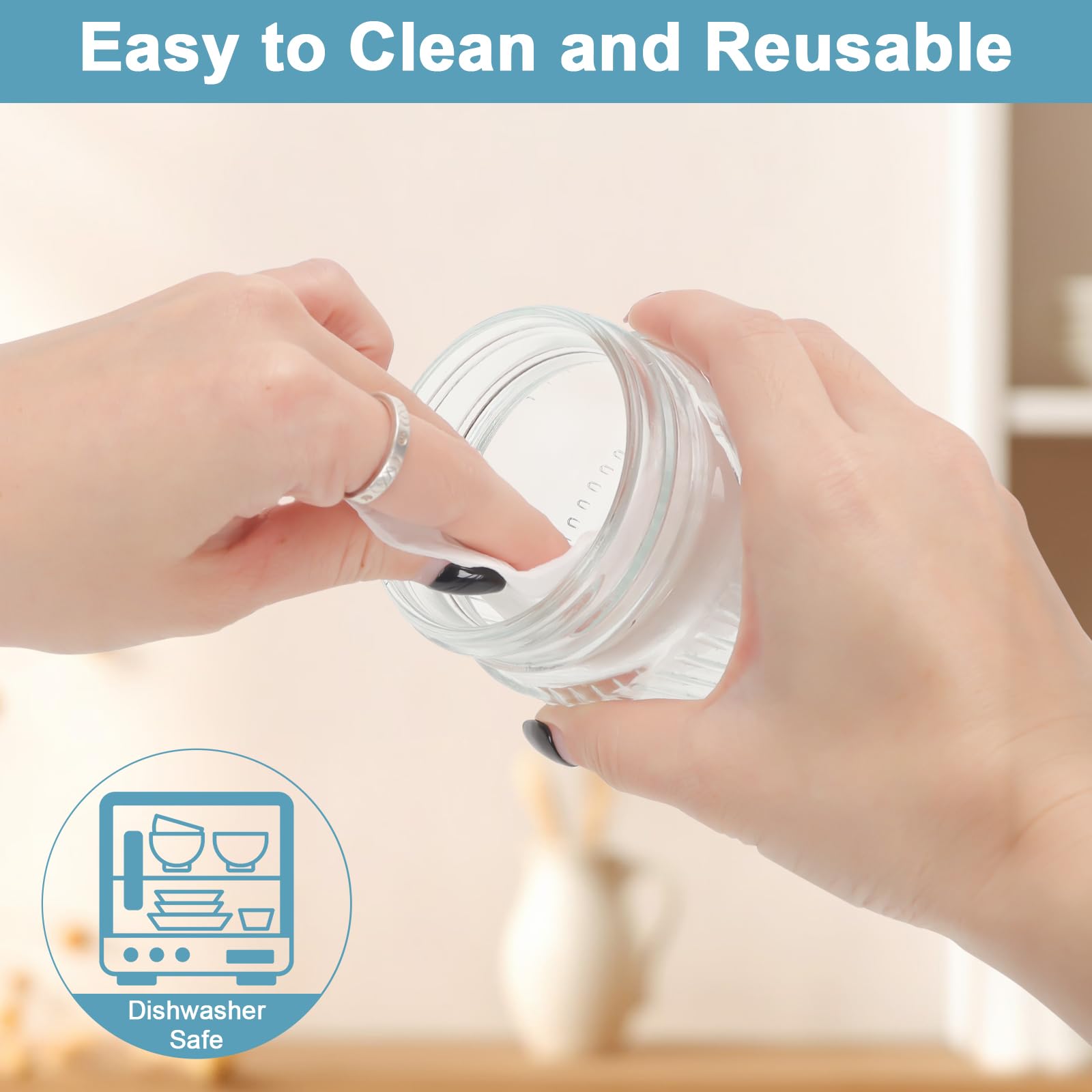 Cehomi portable mini jars for picnics and lunchboxes