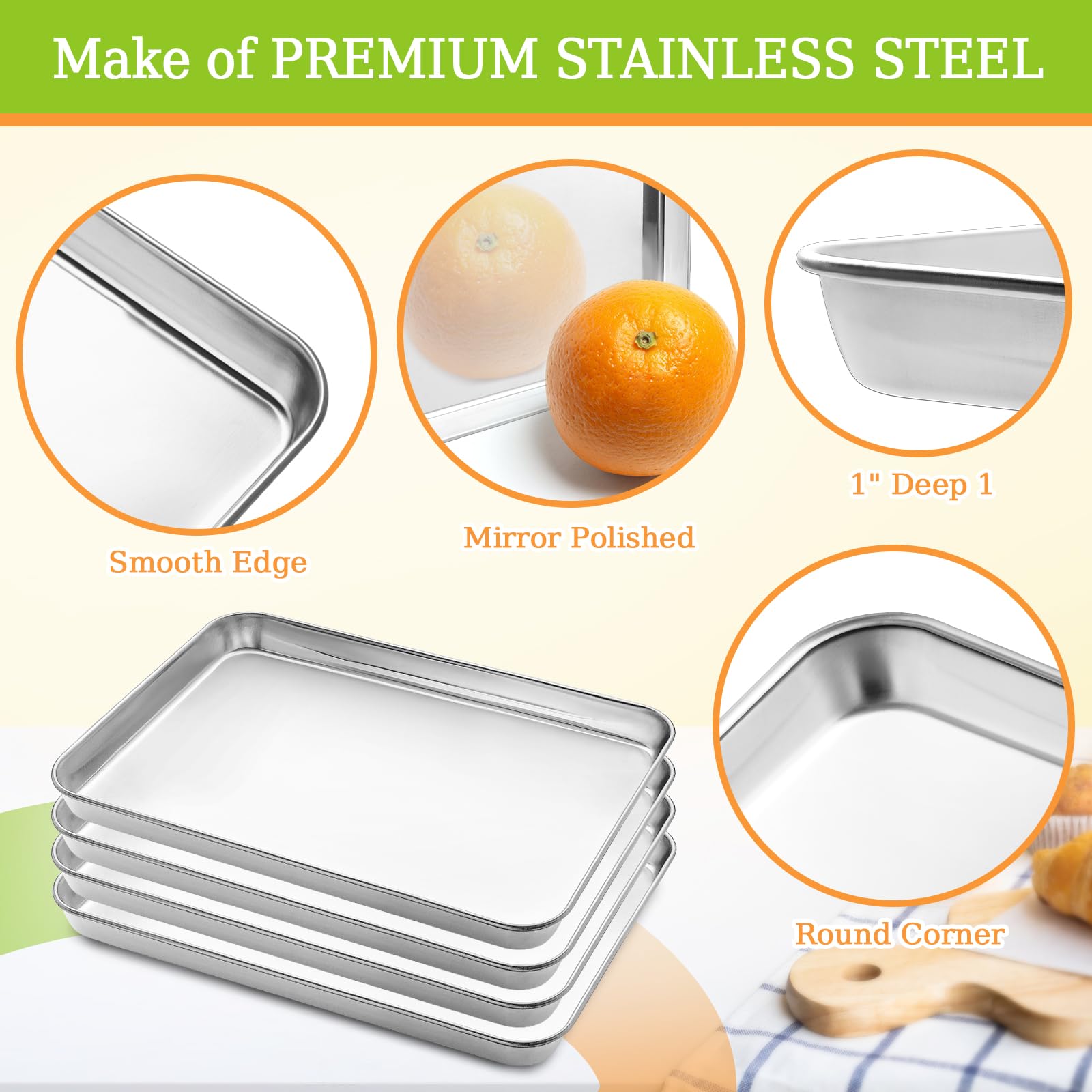 CEKEE warp-resistant bakeware maintains flat surfaces during use.