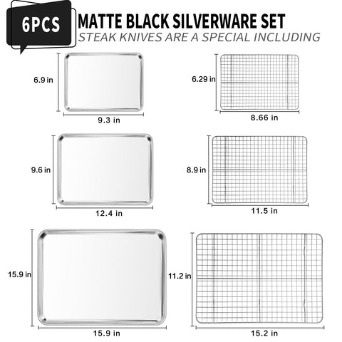 CEKEE baking sheet with wire rack quarter, perfect for roasting small portions
