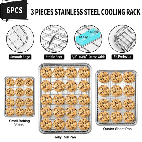 CEKEE cooling rack elevated feet, improves circulation for even cooling