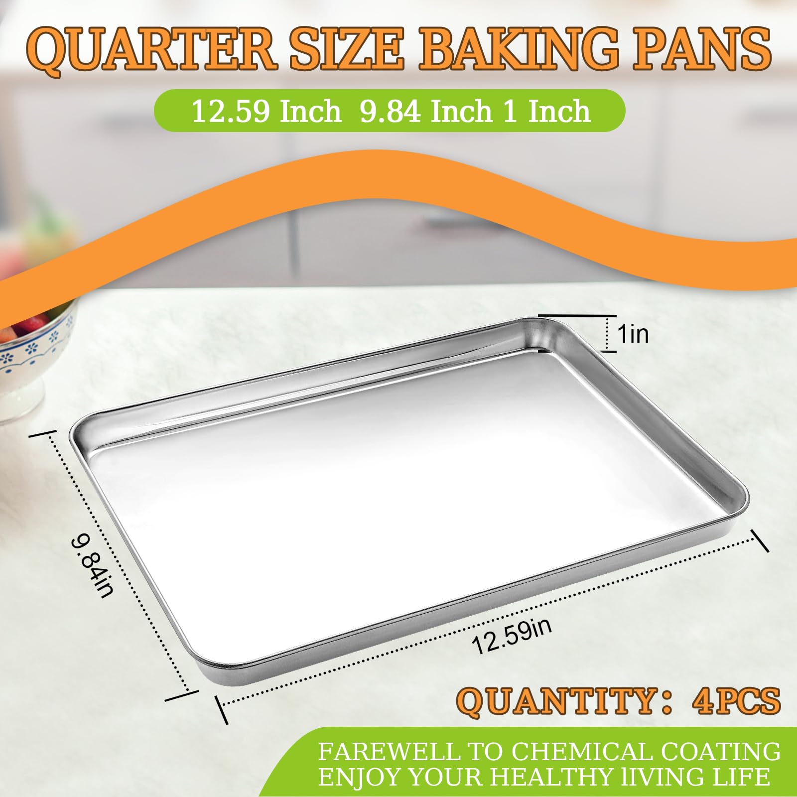CEKEE stainless steel baking sheets show rust-free durability for daily use