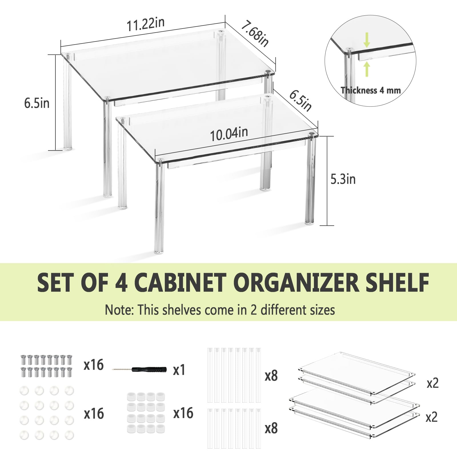 Celsisignis acrylic kitchen storage assembly demonstrates versatile configurations.