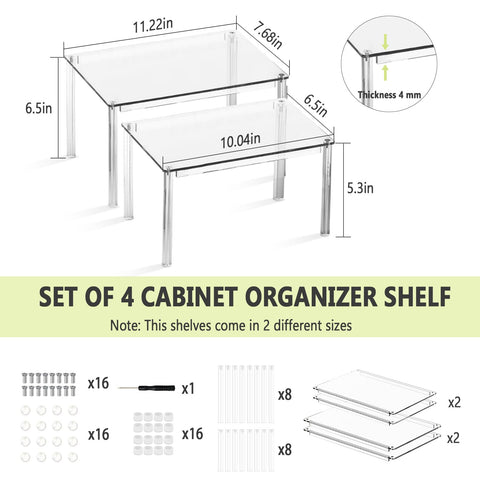 Celsisignis acrylic kitchen storage assembly demonstrates versatile configurations.
